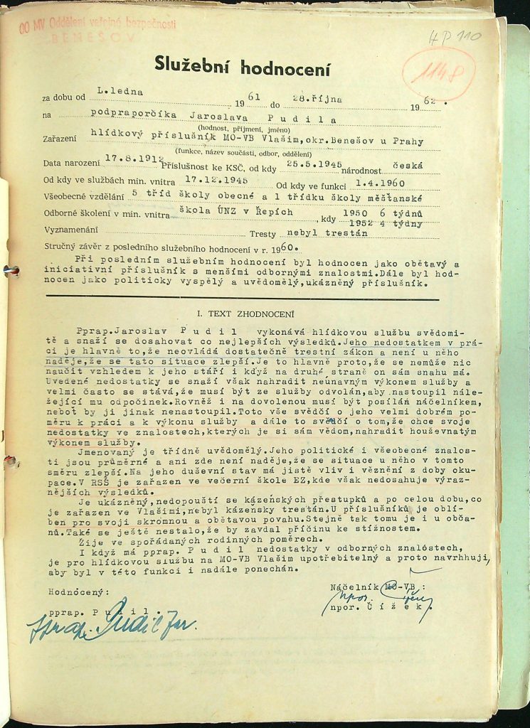 Pudil Služební Hodnocení (5)