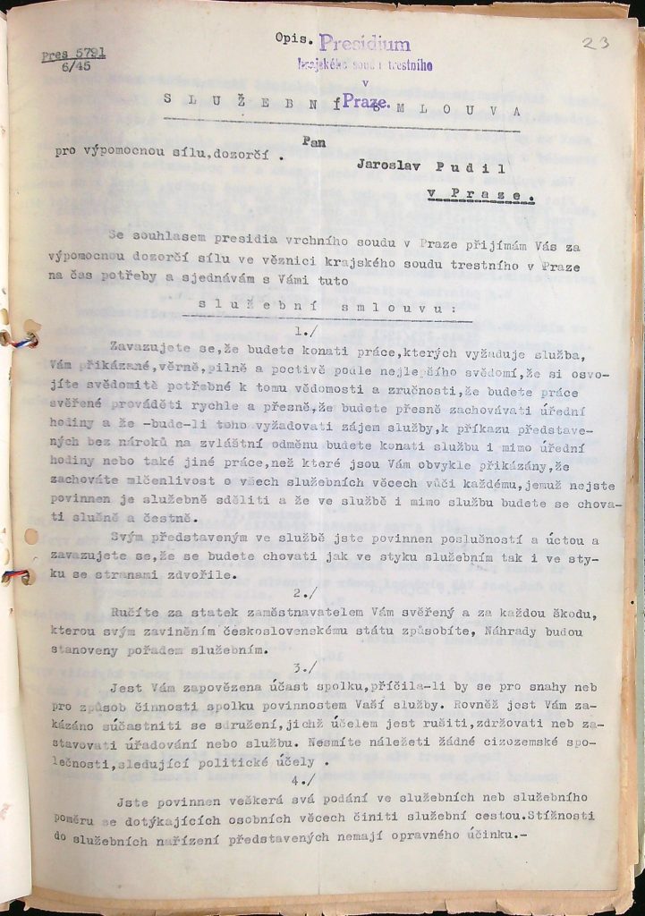 Pudil Služební Smlouva (1)