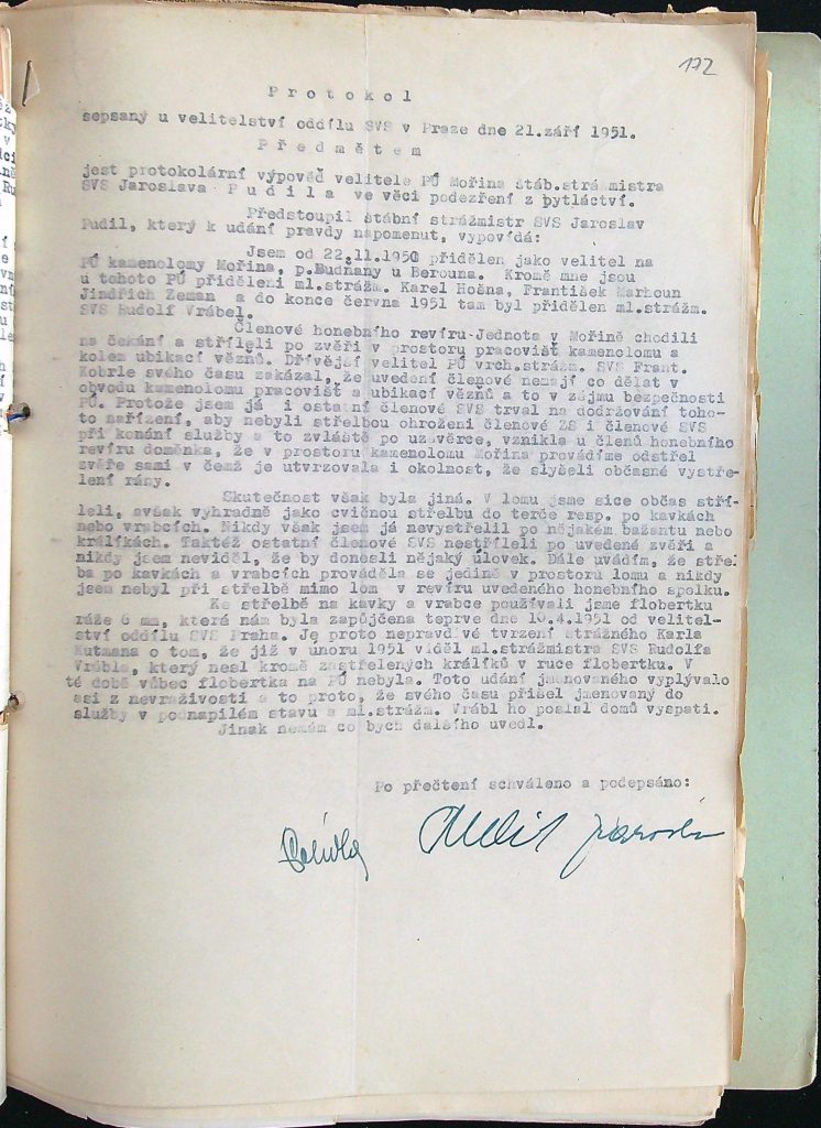 Pudil Trestní Oznámení Pro Podezření Z Pytláctví Mořina (3)