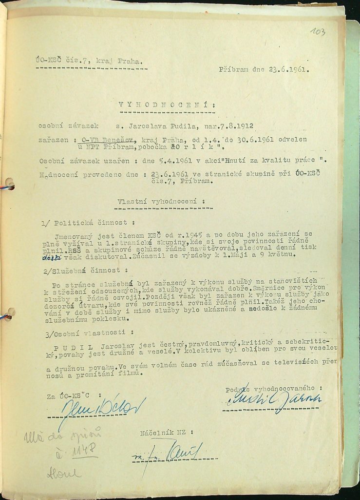 Pudil Vyhodnocení Dosavadní Služby