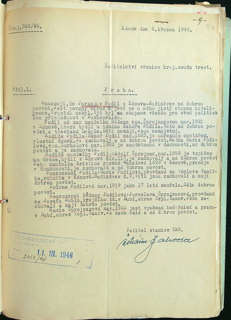 Pudil Vyšetření Pověsti (2)