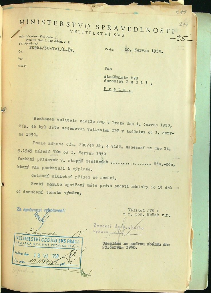 Pudil Započtení Funkčního Přídavku Tpt Loděnice