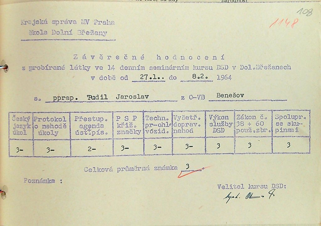 Pudil Závěrečné Hodnocení