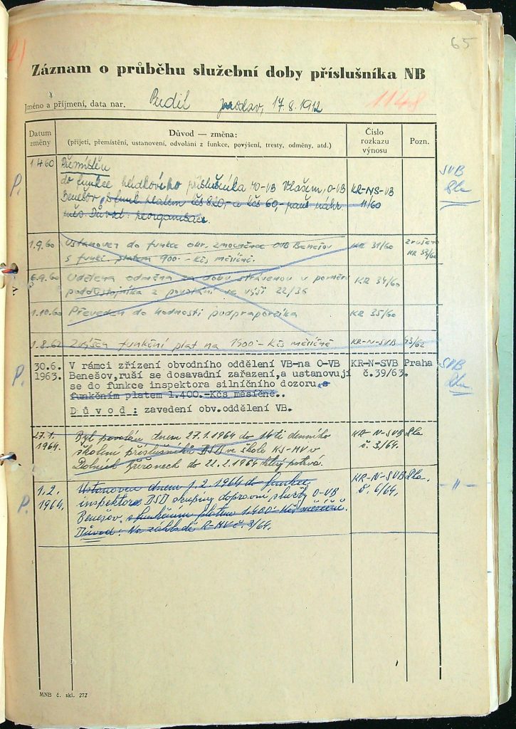 Pudil Záznam O Průběhu Služební Doby Příslušníka Nb (2)