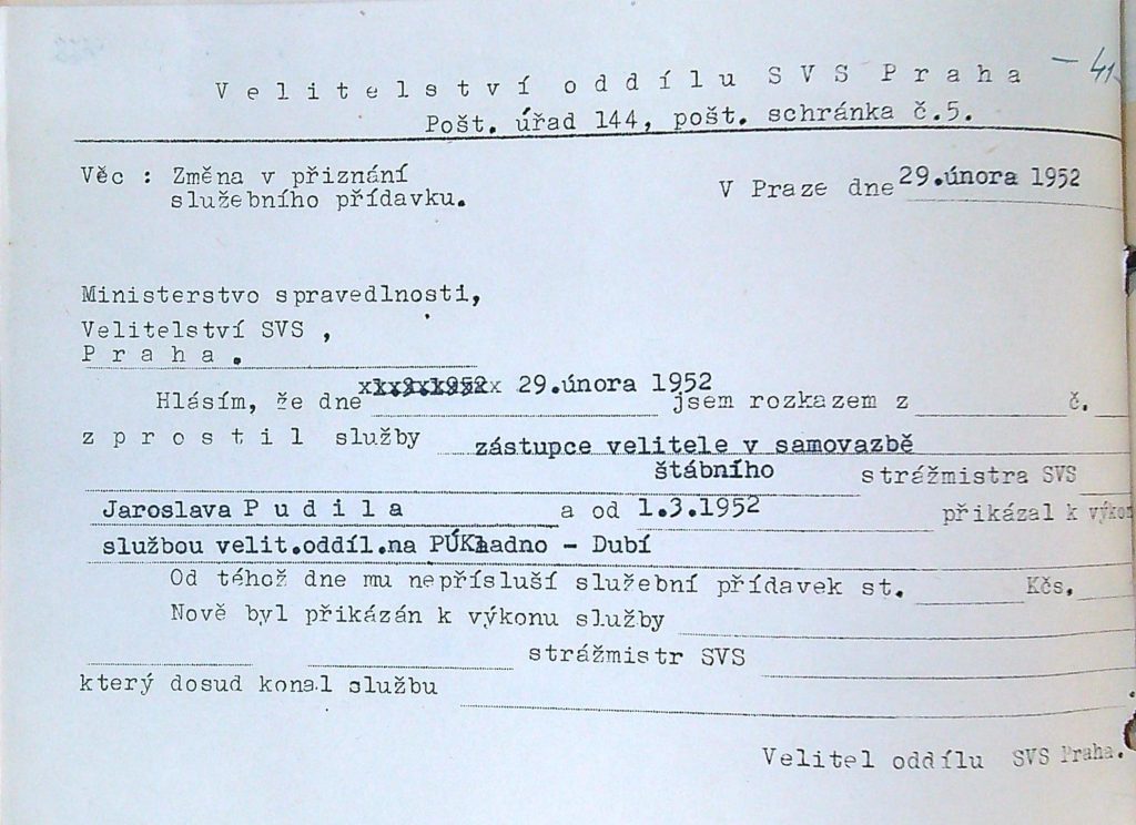 Pudil Změna V Přiznání Služebního Přídavku (3)