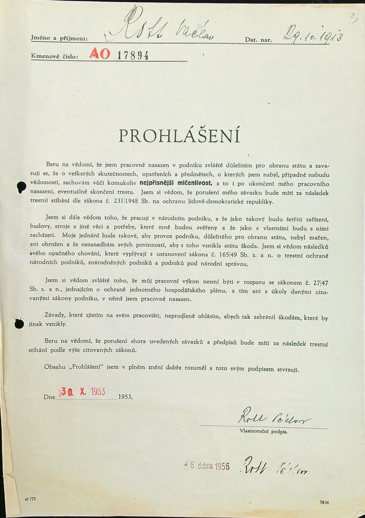 Rott Osobní Vězeňský Spis (10)