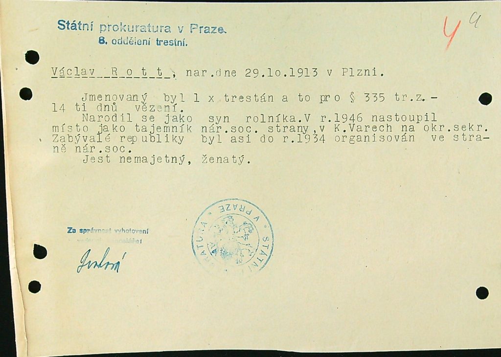 Rott Osobní Vězeňský Spis (15)