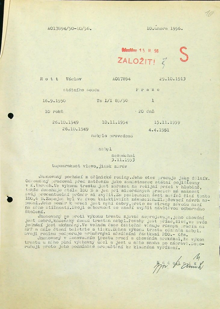 Rott Osobní Vězeňský Spis (16)