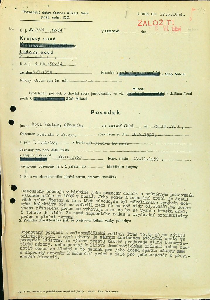 Rott Osobní Vězeňský Spis (17)