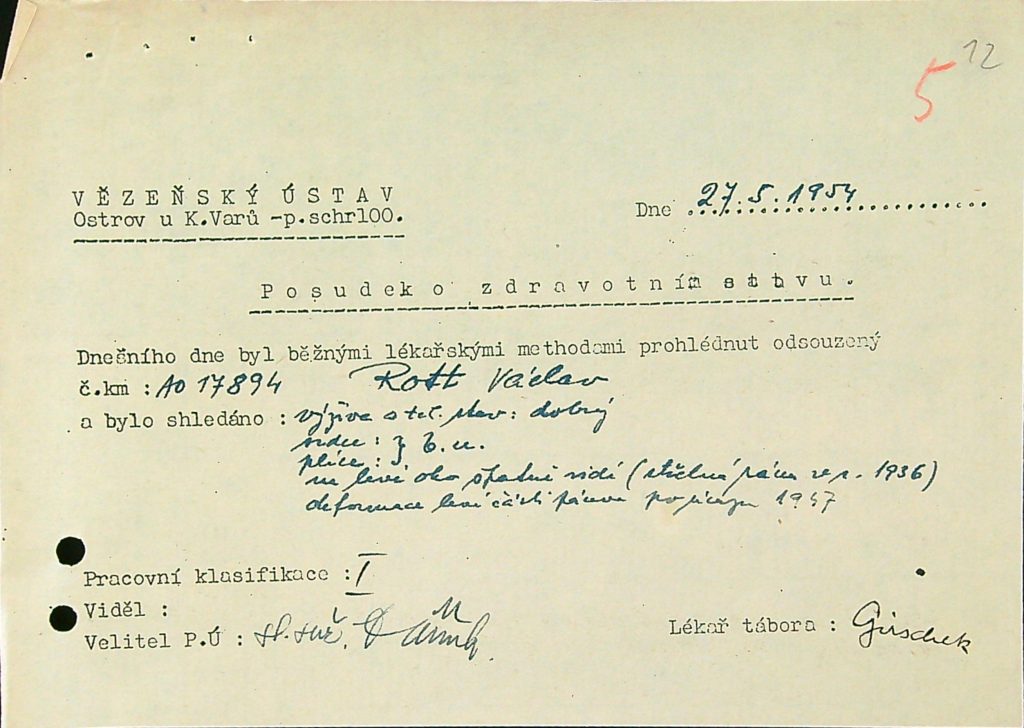 Rott Osobní Vězeňský Spis (19)