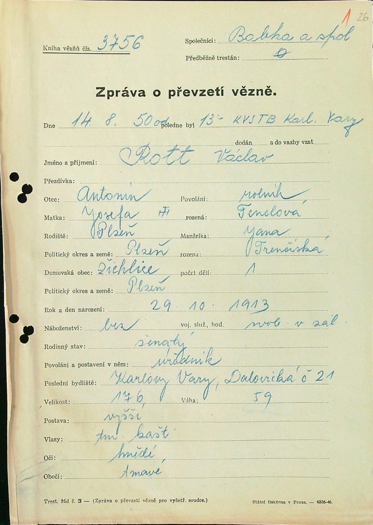 Rott Osobní Vězeňský Spis (38)