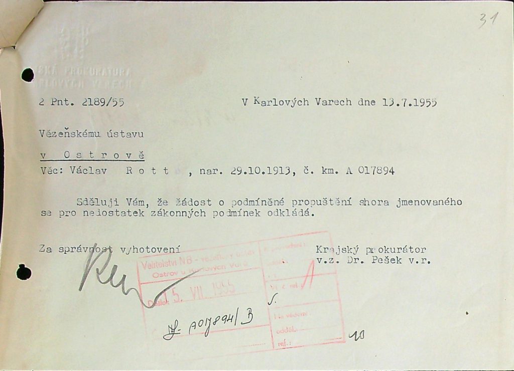 Rott Osobní Vězeňský Spis (46)