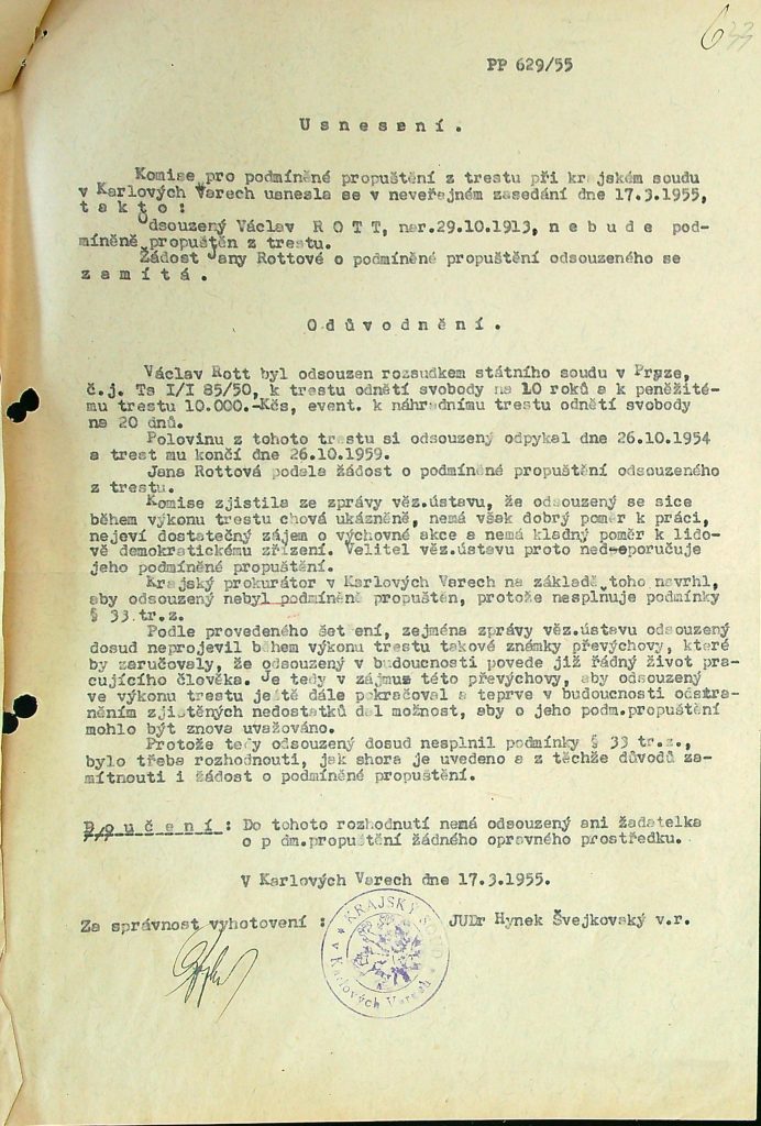 Rott Osobní Vězeňský Spis (50)