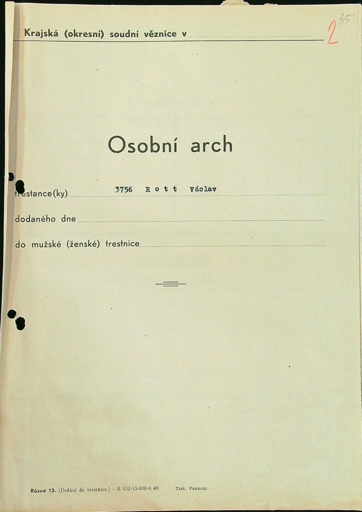 Rott Osobní Vězeňský Spis (53)