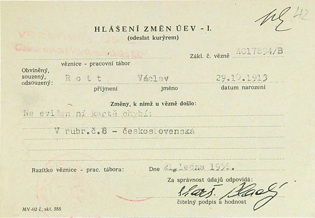 Rott Osobní Vězeňský Spis (60)