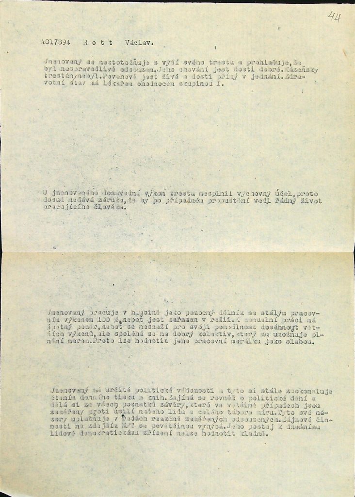 Rott Osobní Vězeňský Spis (65)