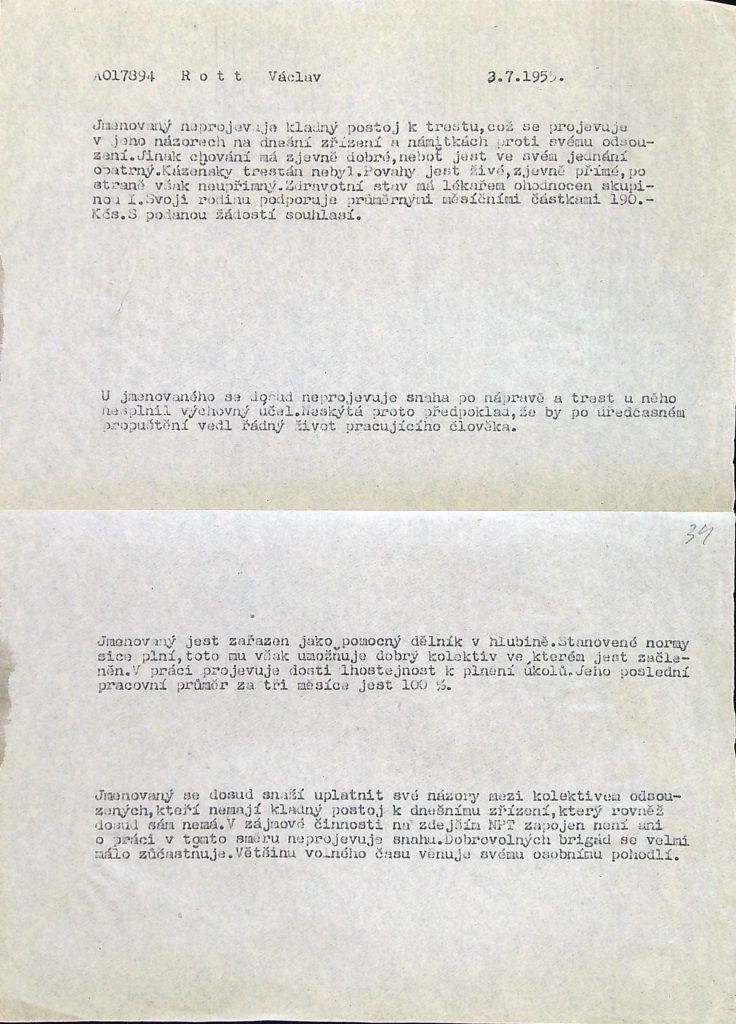 Rott Osobní Vězeňský Spis (67)