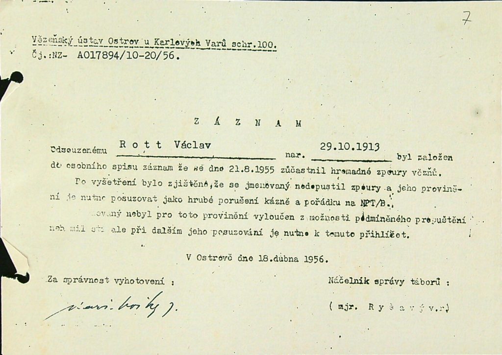 Rott Osobní Vězeňský Spis (70)