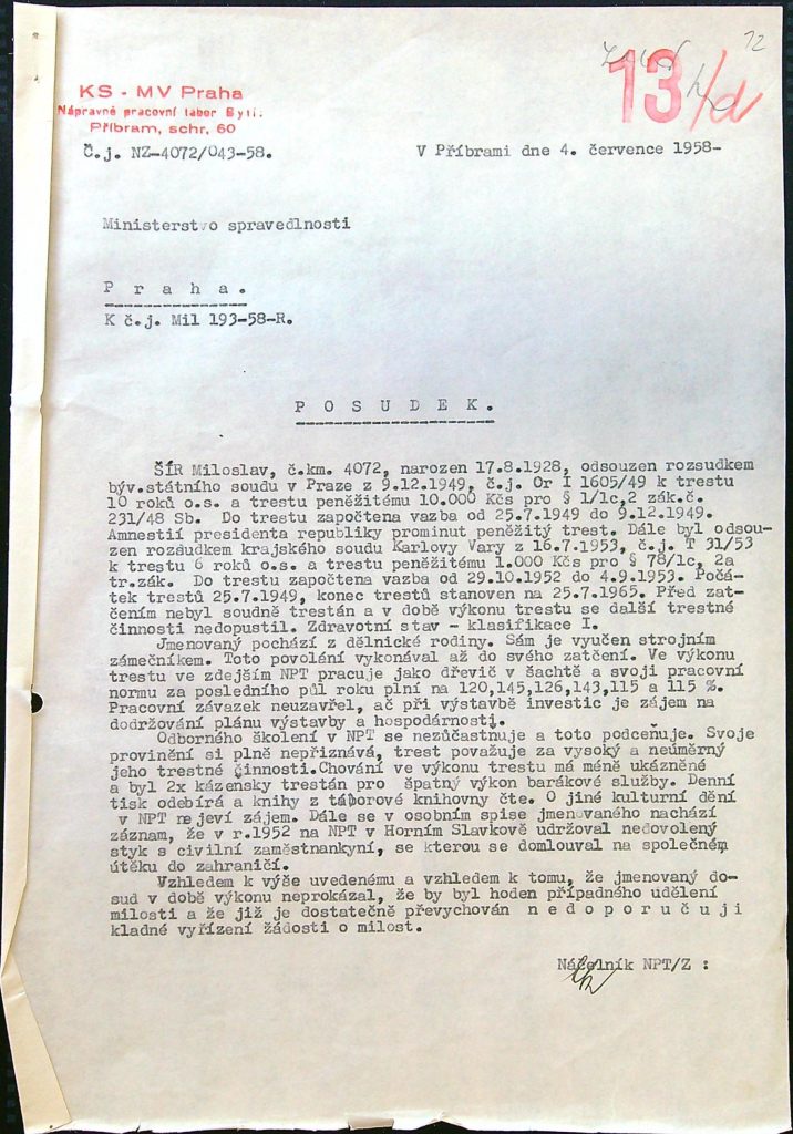 Šír Osobní Vězeňský Spis (21)