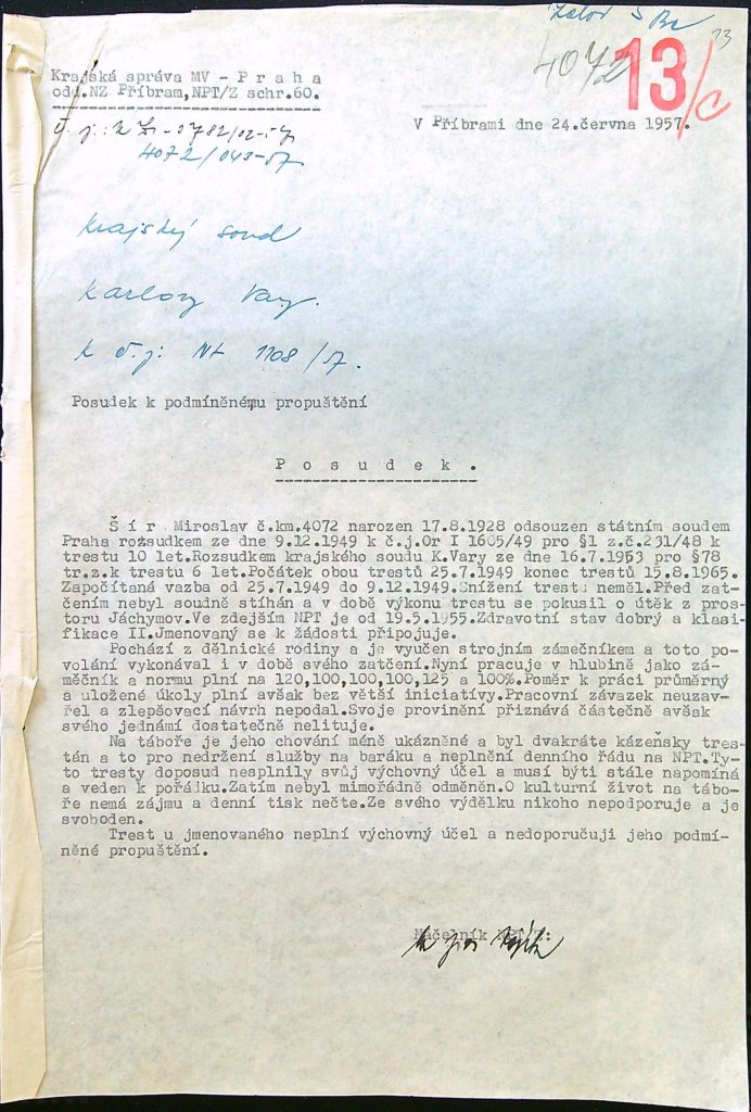 Šír Osobní Vězeňský Spis (22)