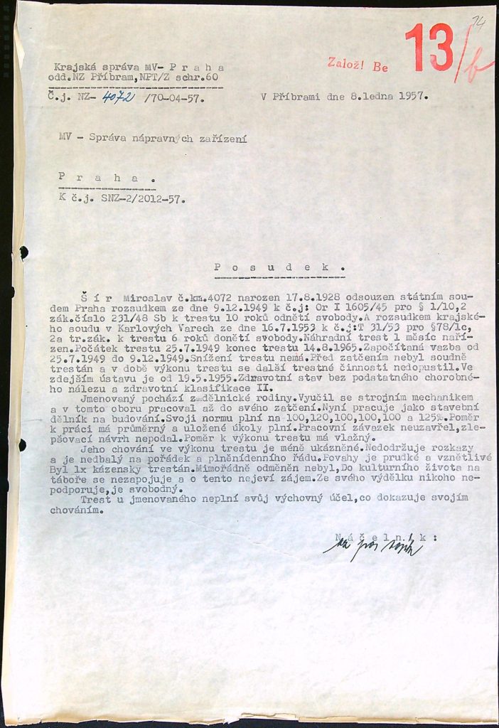Šír Osobní Vězeňský Spis (23)