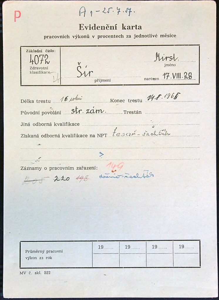 Šír Osobní Vězeňský Spis (3)