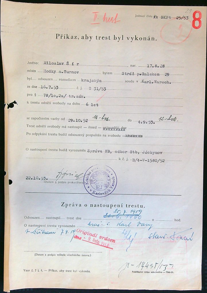 Šír Osobní Vězeňský Spis (32)