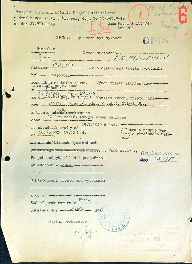 Šír Osobní Vězeňský Spis (34)