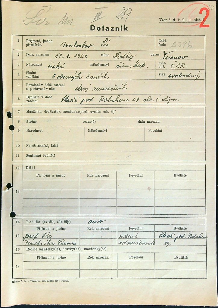 Šír Osobní Vězeňský Spis (43)