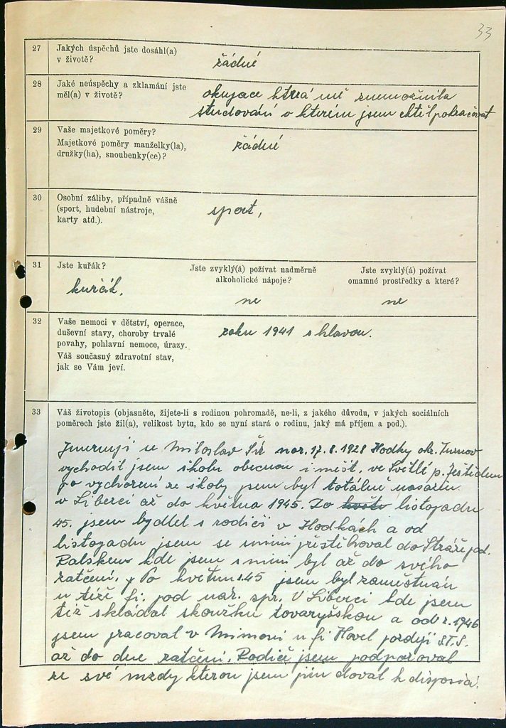 Šír Osobní Vězeňský Spis (45)