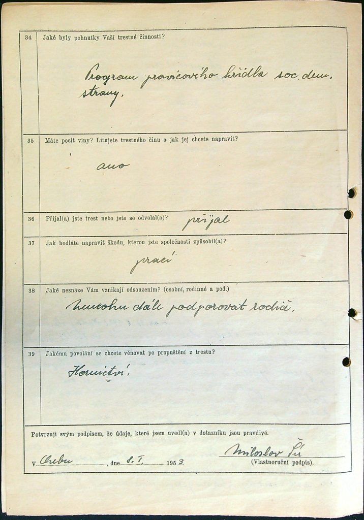 Šír Osobní Vězeňský Spis (46)