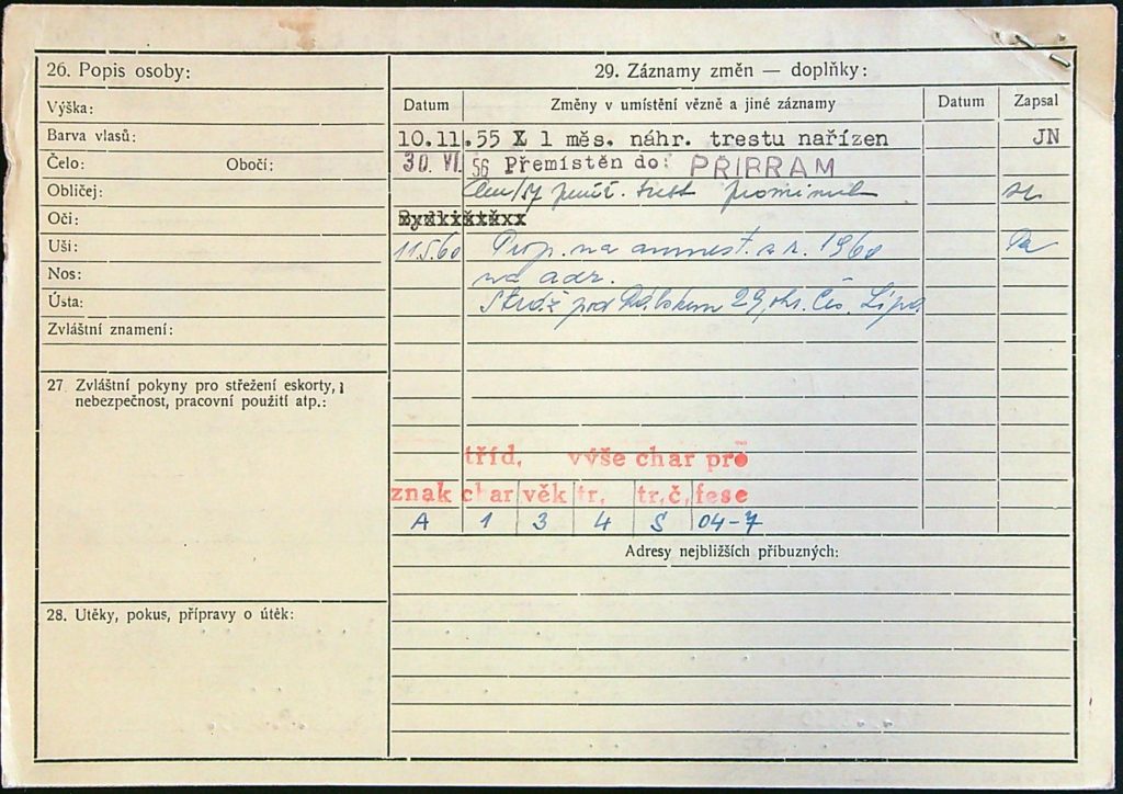 Šír Osobní Vězeňský Spis (50)