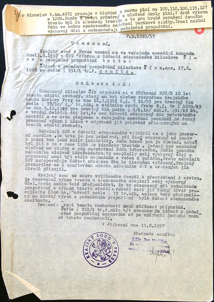 Šír Osobní Vězeňský Spis (60)