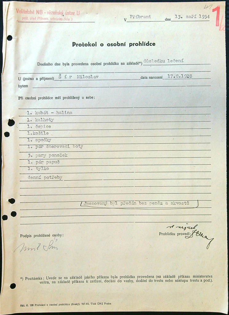 Šír Osobní Vězeňský Spis (62)