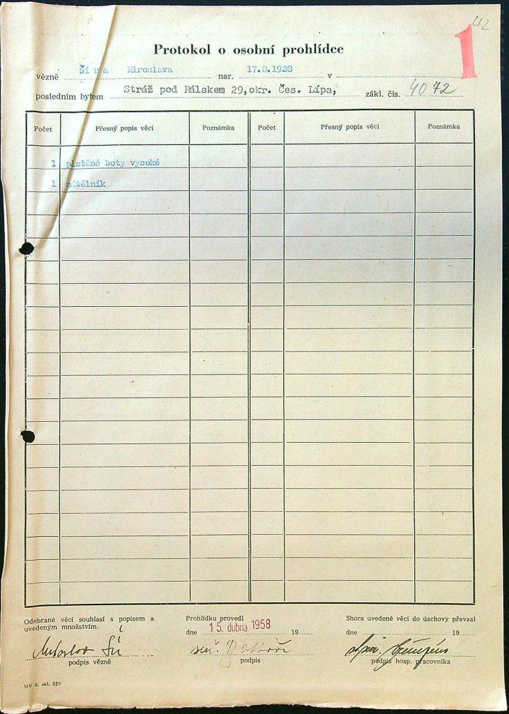 Šír Osobní Vězeňský Spis (64)