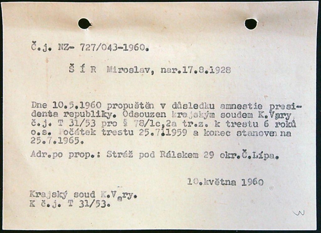 Šír Osobní Vězeňský Spis (9)