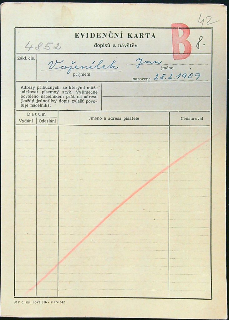 Voženílek Osobní Vězeňský Spis (104)