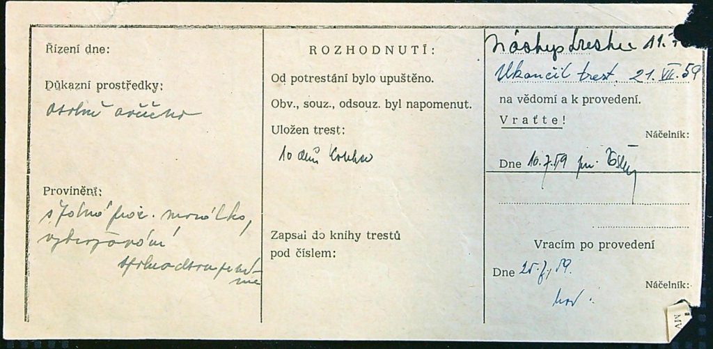 Voženílek Osobní Vězeňský Spis (116)