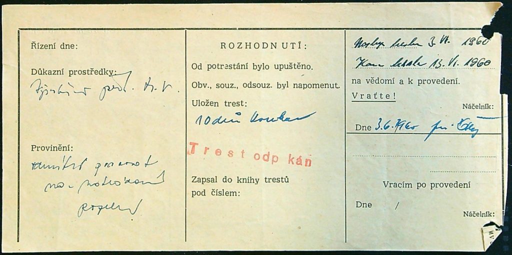 Voženílek Osobní Vězeňský Spis (118)