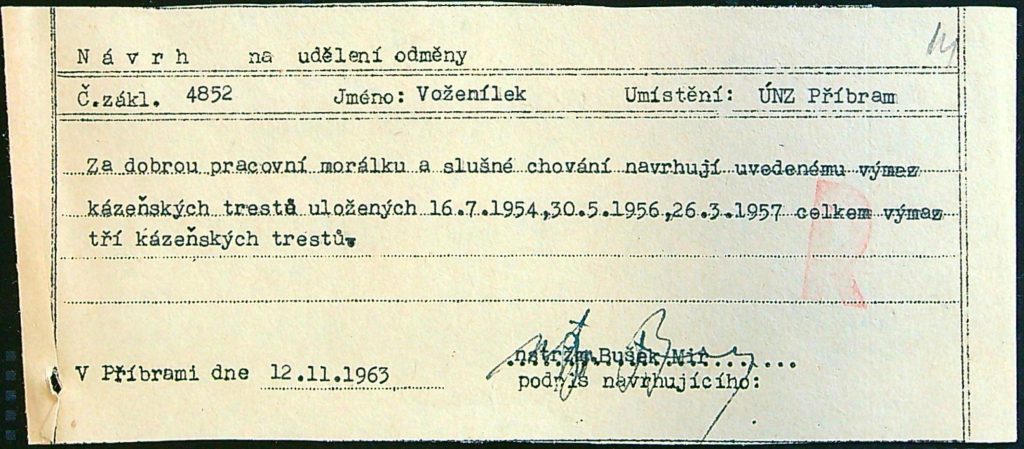 Voženílek Osobní Vězeňský Spis (22)