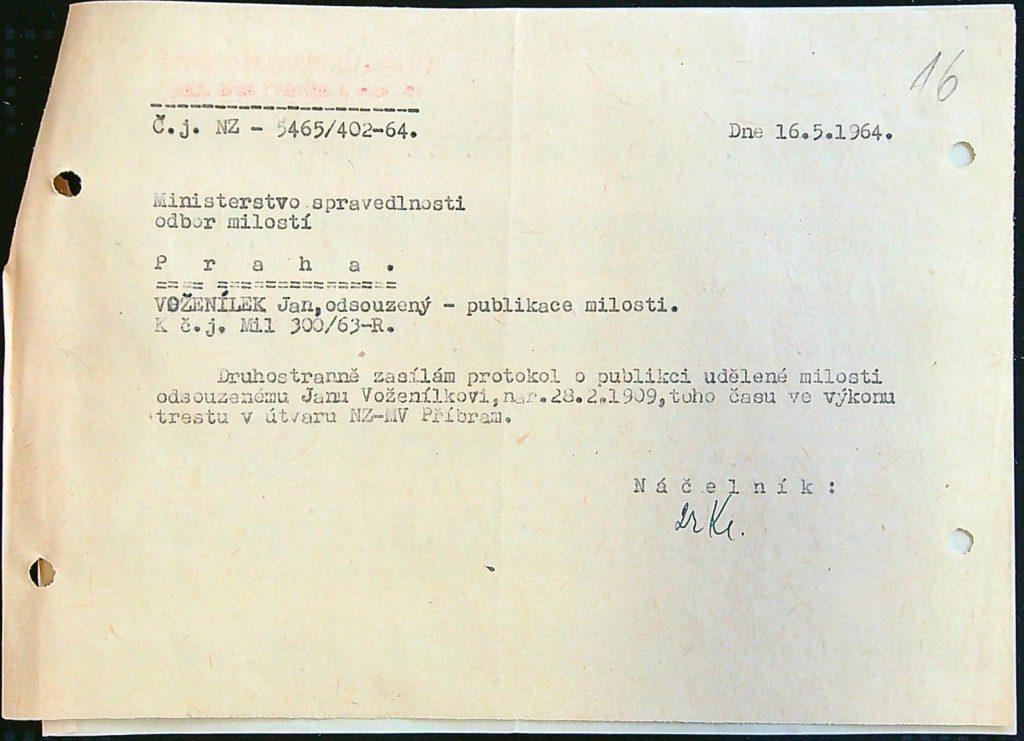 Voženílek Osobní Vězeňský Spis (26)