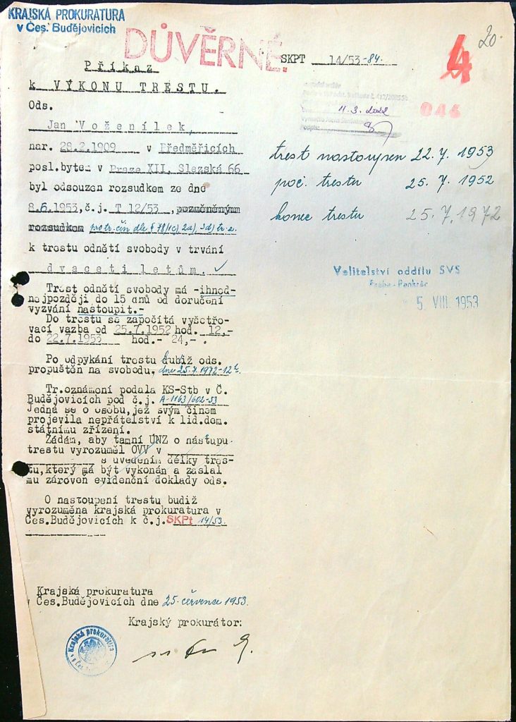 Voženílek Osobní Vězeňský Spis (32)