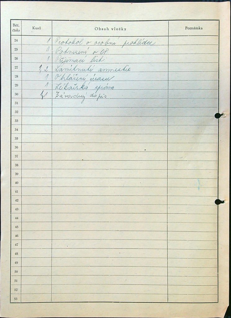 Voženílek Osobní Vězeňský Spis (38)