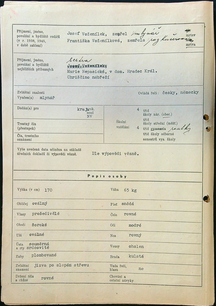 Voženílek Osobní Vězeňský Spis (47)