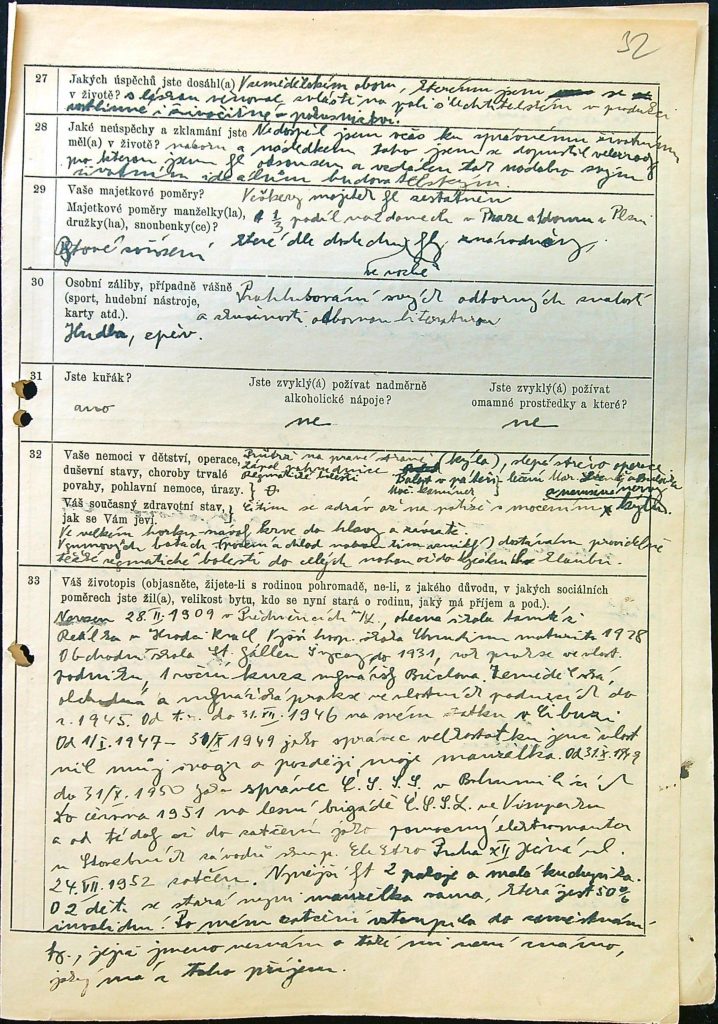 Voženílek Osobní Vězeňský Spis (52)