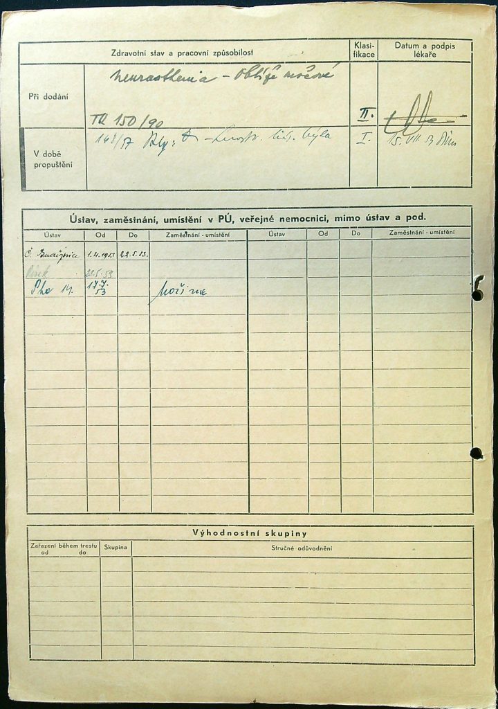 Voženílek Osobní Vězeňský Spis (58)
