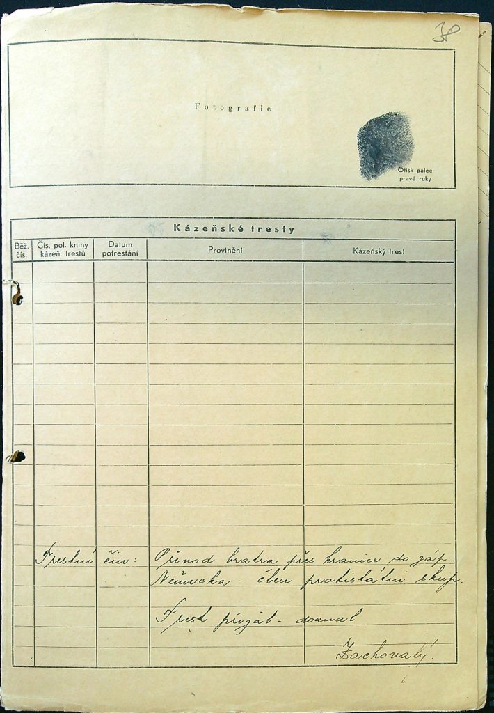 Voženílek Osobní Vězeňský Spis (59)