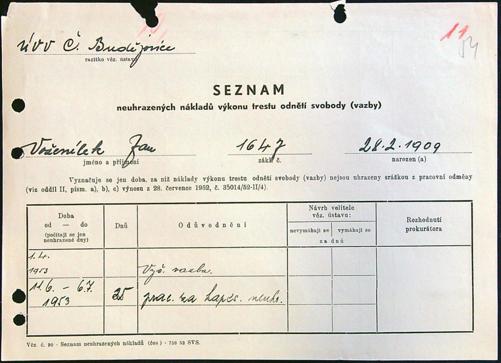 Voženílek Osobní Vězeňský Spis (62)