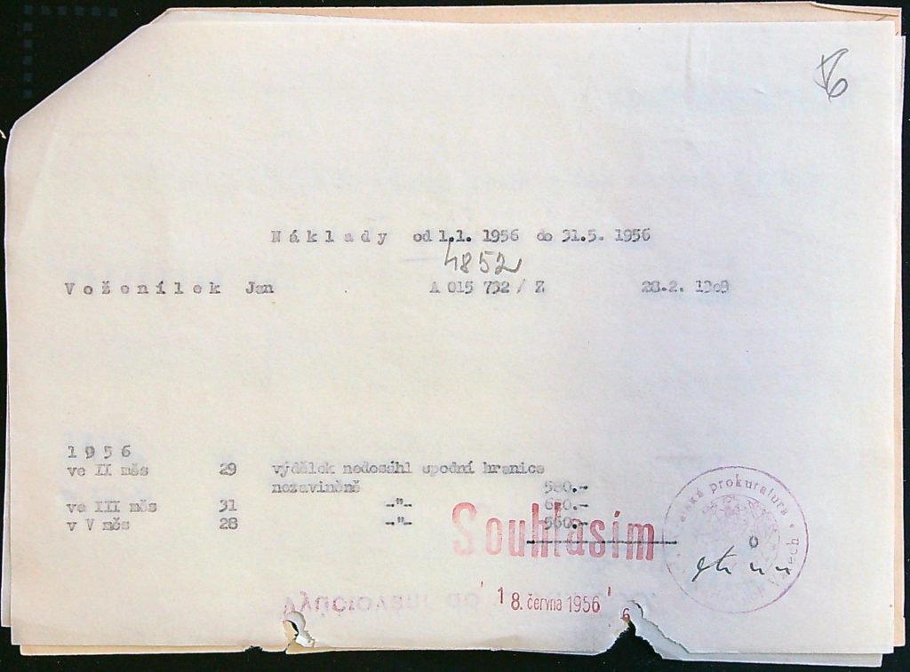 Voženílek Osobní Vězeňský Spis (66)