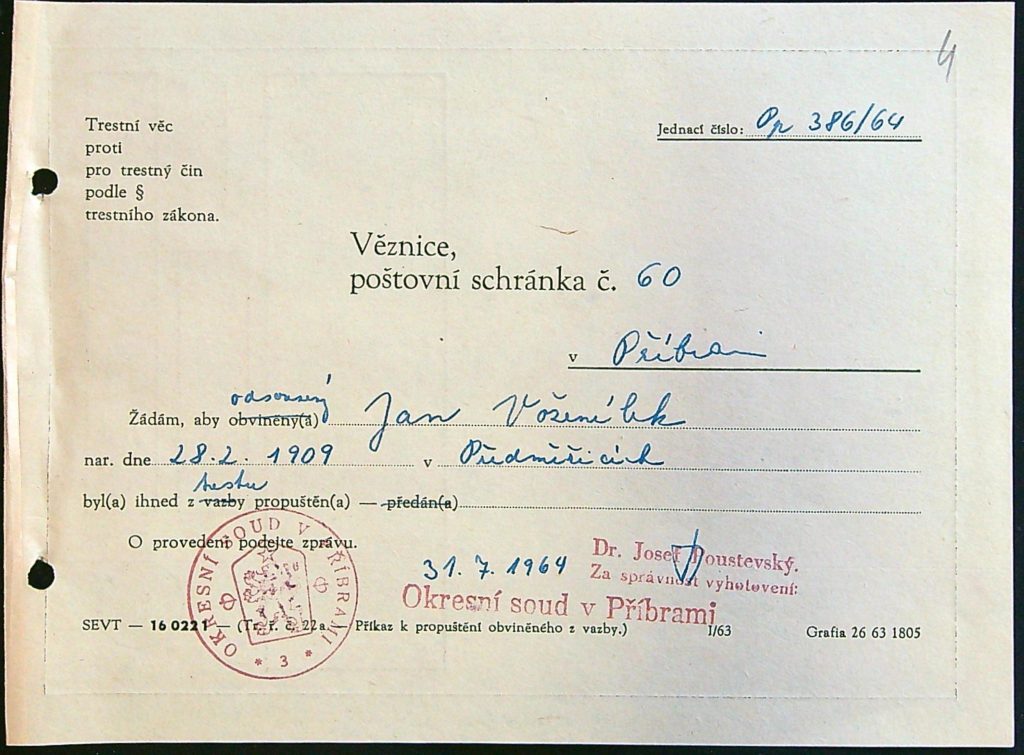 Voženílek Osobní Vězeňský Spis (7)